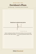Davidson's Plum diagram — Grow Guide from Holly's Homestead