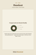 Hazelnut diagram — Grow Guide from Holly's Homestead